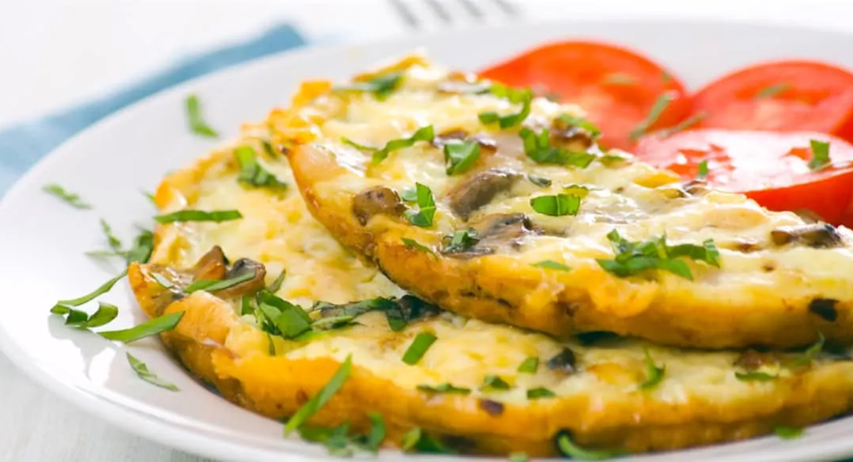 Tortilla con verduras