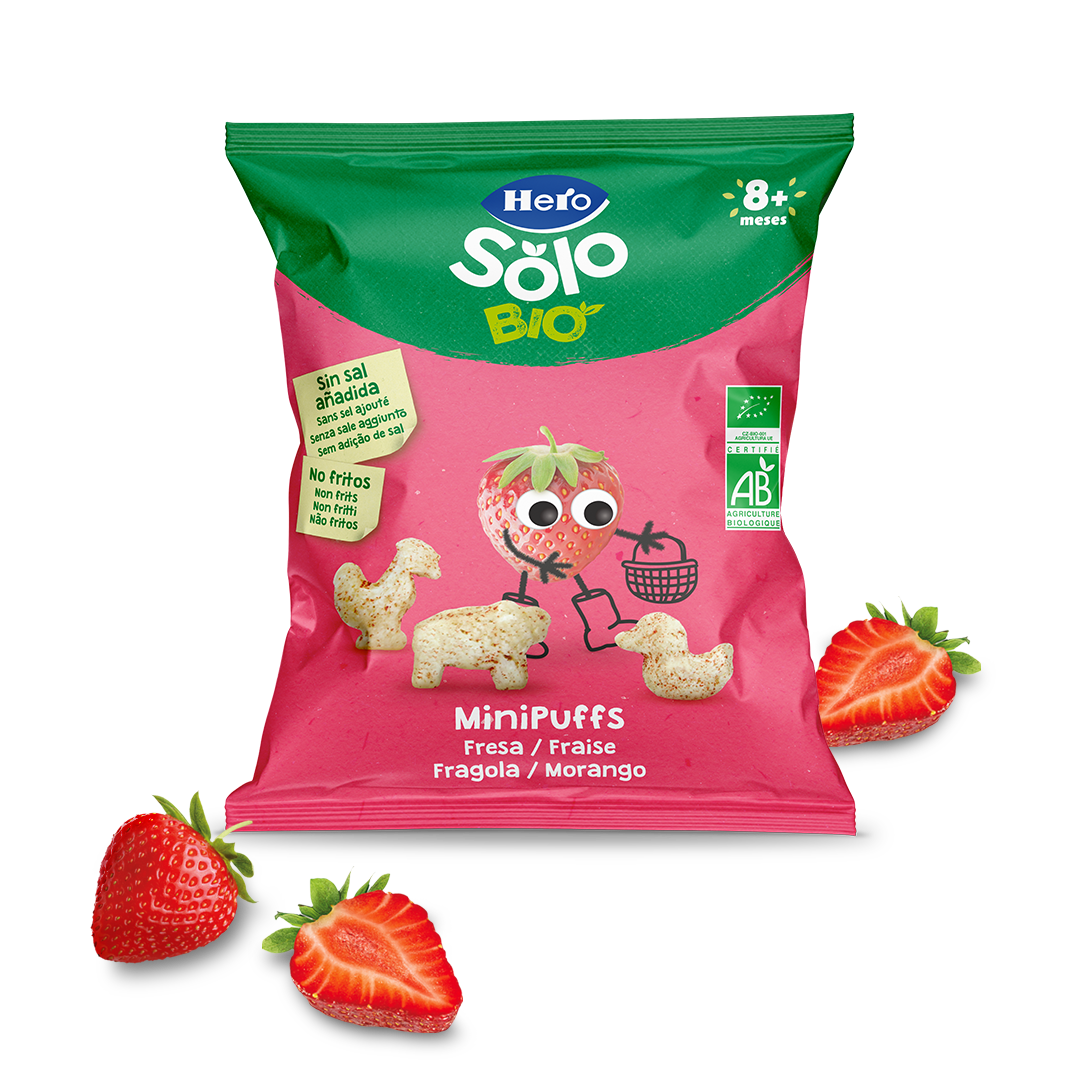 Minipuffs Hero Solo Bio Fresa