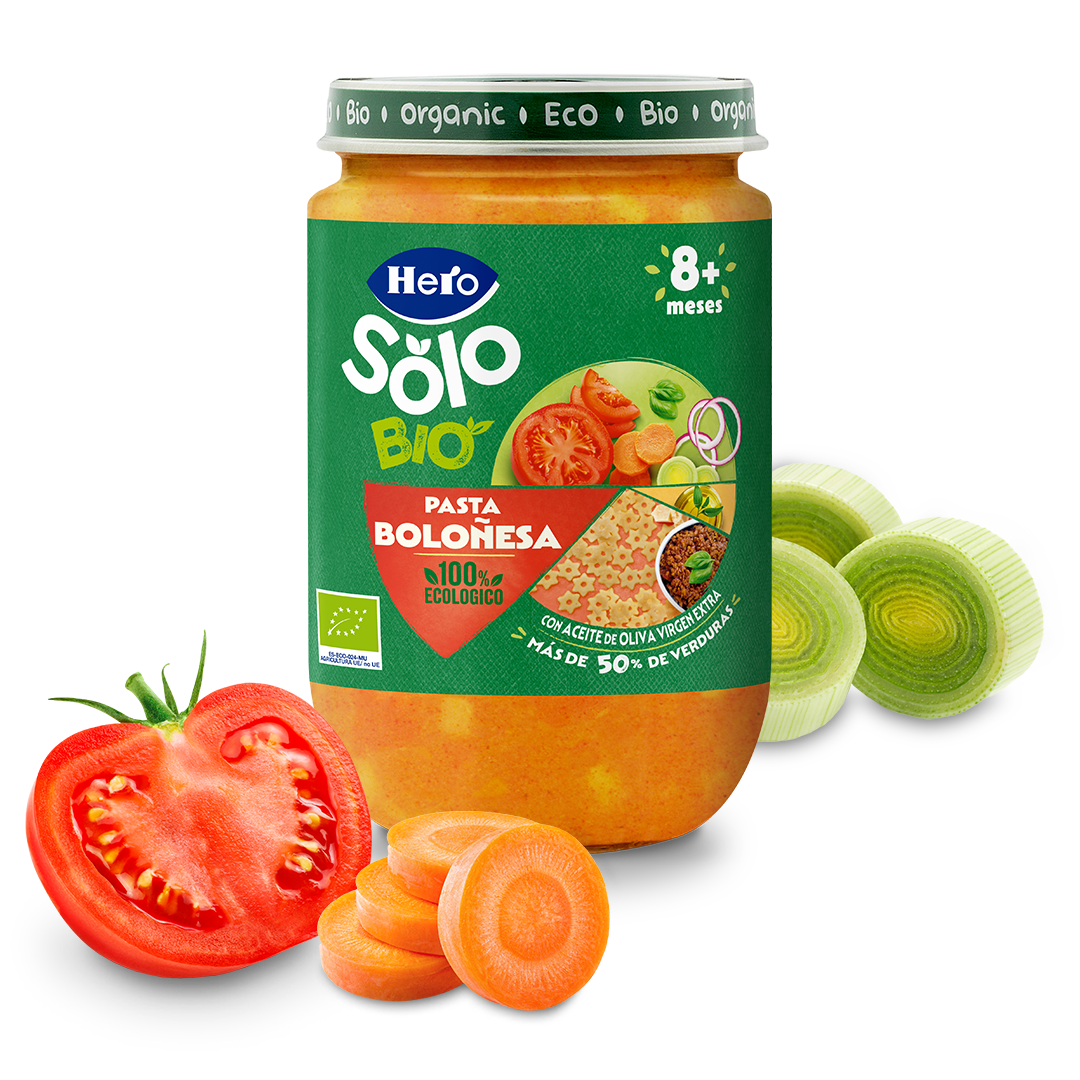 Tarrito Hero Solo Bio pasta boloñesa