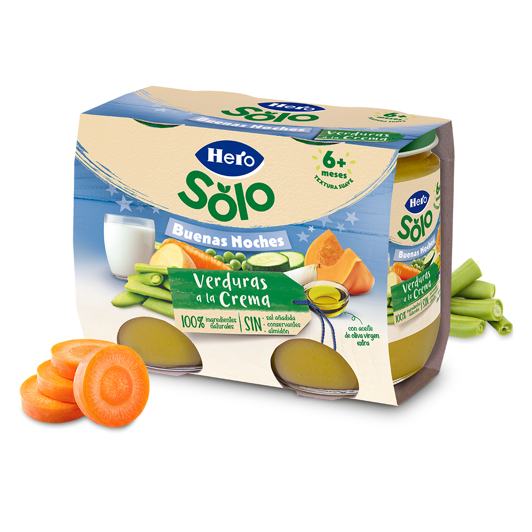 Tarrito Hero Solo verduritas a la crema